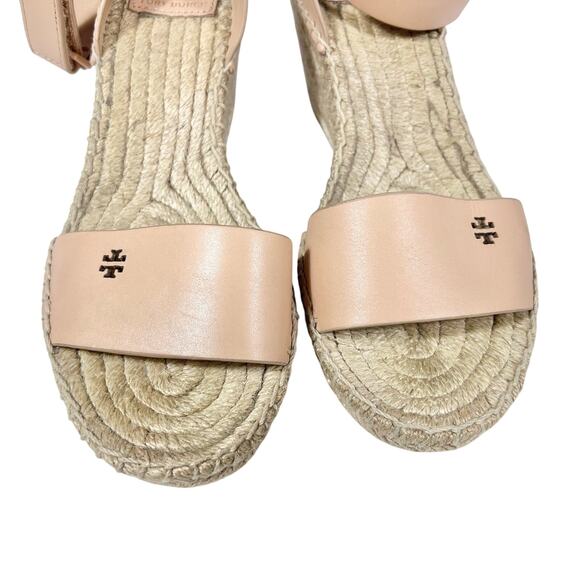 Tory Burch Bima 2 Espadrille Wedges Ankle Strap Sandals 46932 Used - Picture 6 of 14